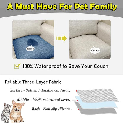 Couch Arm Covers, Waterproof Armrest Cover - Image 3