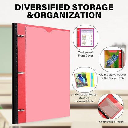 WOT I Telescoping Project Organizer, Refillable Binder - Image 5