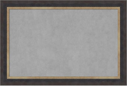 Amanti Art Black Framed Magnetic Board 25x37 Large Vision Board by AmantiArt