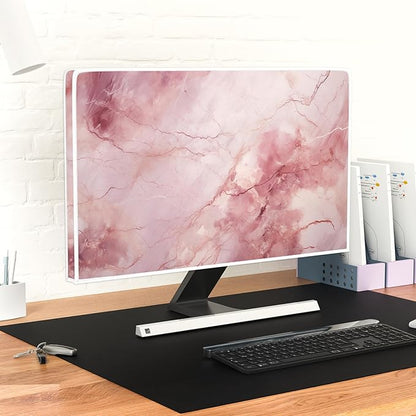 Baocicco Fashion Pink Marble Waterproof Television Cover 55 Inch Full Body - Image 6