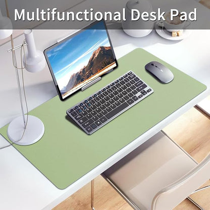Bloss Green Desk Mat, Mouse Pad, Waterproof Leather Desk Pad, Desk Matt - Image 3