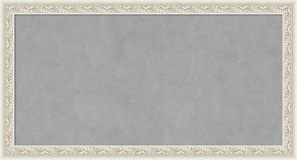 Amanti Art Silver Framed Magnetic Board 14x26 Small Vision Board by AmantiArt