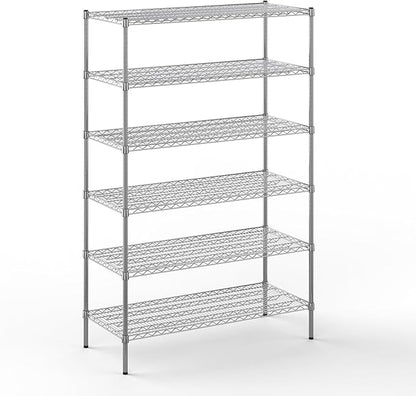 Regal Altair 21" Deep x 48" Wide x 74" Height Wire Shelving Kit | 6-Tier | NSF by Regal+Altair
