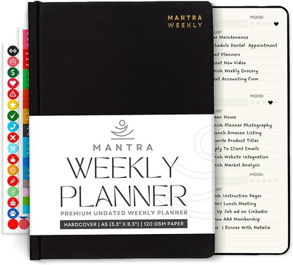 Mantra Planner 2026 Planner, Daily Journal & Gratitude Journal All-In-One by MantraPlanner