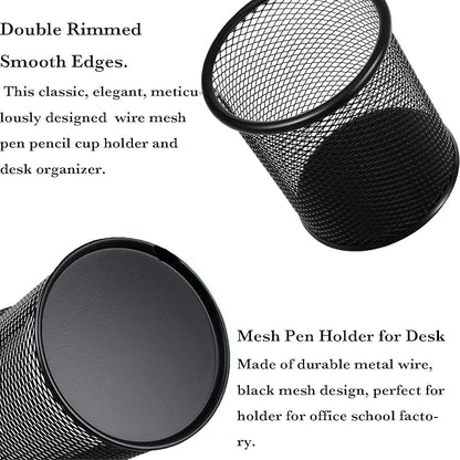SNOW COOLER Pen Holder Pencil Holder Mesh Metal Pen Cup Holder Pencil Cup Holder - Image 8