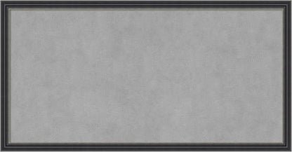 Amanti Art Black Framed Magnetic Board 13x25 Small Vision Board by AmantiArt