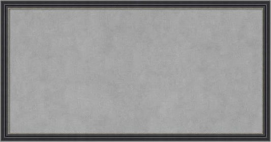 Amanti Art Black Framed Magnetic Board 13x25 Small Vision Board by AmantiArt