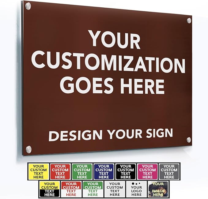 Custom Metal & Aluminum Business Signs by SpeedyOrders