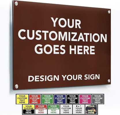 Custom Metal & Aluminum Business Signs by SpeedyOrders