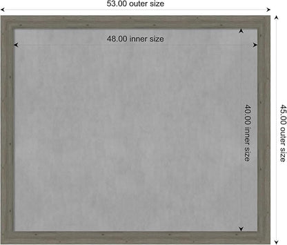 Amanti Art Grey Framed Magnetic Board 45x53 Oversize Vision Board - Image 4
