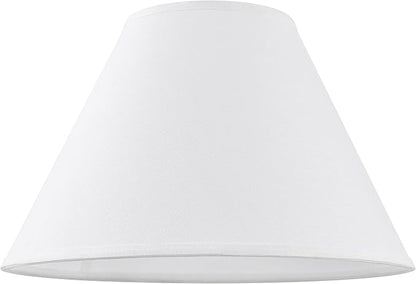 GO&SO 2pcs Pure White Large Lamp Shades, Empire Lamp Shade 6.5" Top x 16.3" - Image 8