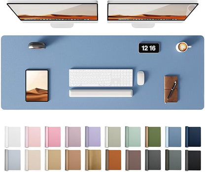 YSAGi Leather Desk Pad Protector, Office Desk Mat, Large Mouse Pad, Non-Slip PU by YSAGi