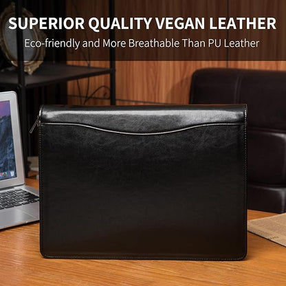 Geslun Personalized Vegan Leather Portfolio, Legal Size 8.5 x 14 Pad Holder - Image 7