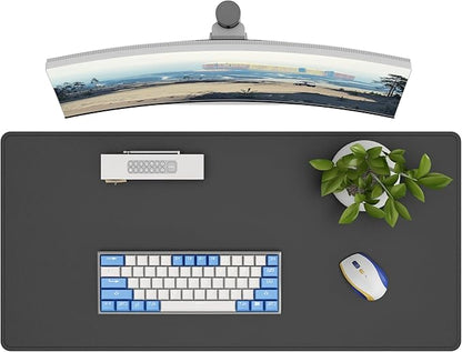 DAWNTREES Desk Mat Protector, PU Leather Desk Pad, Non Slip, Large Mouse Pad by PremiumDeskPadatDawnTrees
