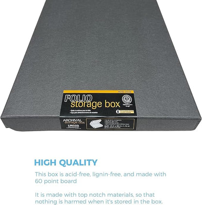 Lineco Folio Storage Box, Clamshell Design - Image 5