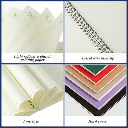 Leelosp 12 Pack Small Spiral Notebook A5 Lined College Ruled Spiral Journal - Image 2