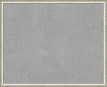 Amanti Art Silver Framed Magnetic Board 34x42 X-Large Vision Board by AmantiArt