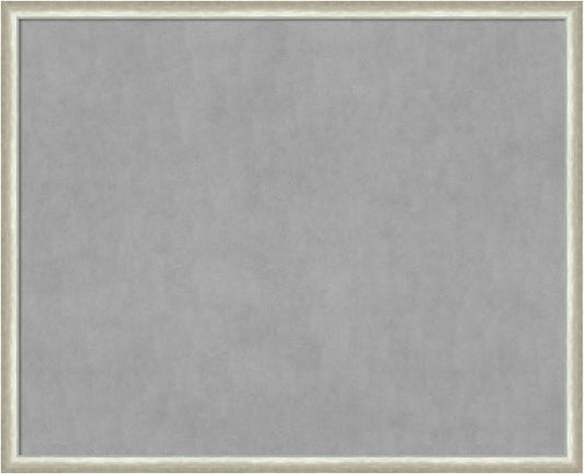 Amanti Art Silver Framed Magnetic Board 34x42 X-Large Vision Board by AmantiArt