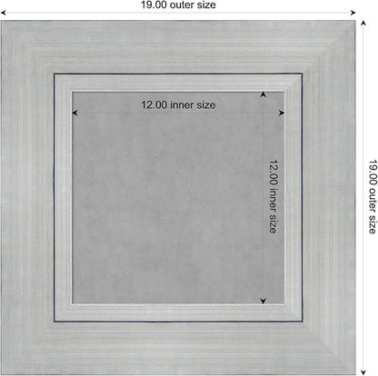 Amanti Art Silver Framed Magnetic Board 19x19 X-Small Vision Board - Image 4
