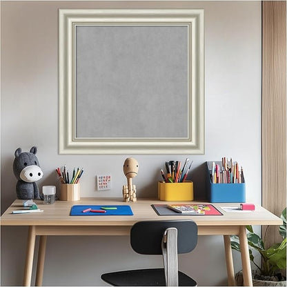 Amanti Art Silver Framed Magnetic Board 26x26 Medium Vision Board - Image 5
