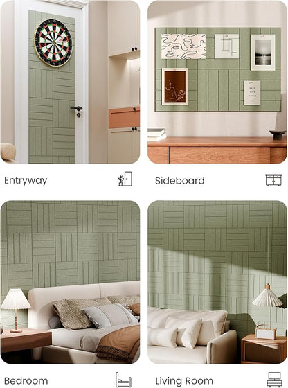 Bumusty Large Cork Board Alternative-36 x24 Felt Bulletin Board Tiles, - Image 5