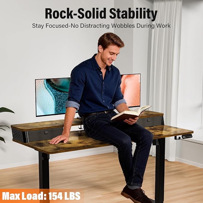 Kingant 48 x 24 Inch Electric Standing Desk - Image 6
