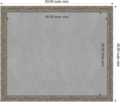Amanti Art Silver Framed Magnetic Board 45x53 Oversize Vision Board - Image 2