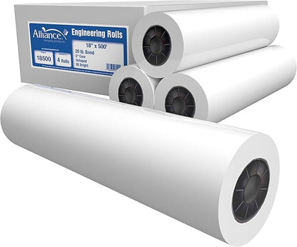 Alliance Wide Format Paper Rolls, 20lb by Alliance