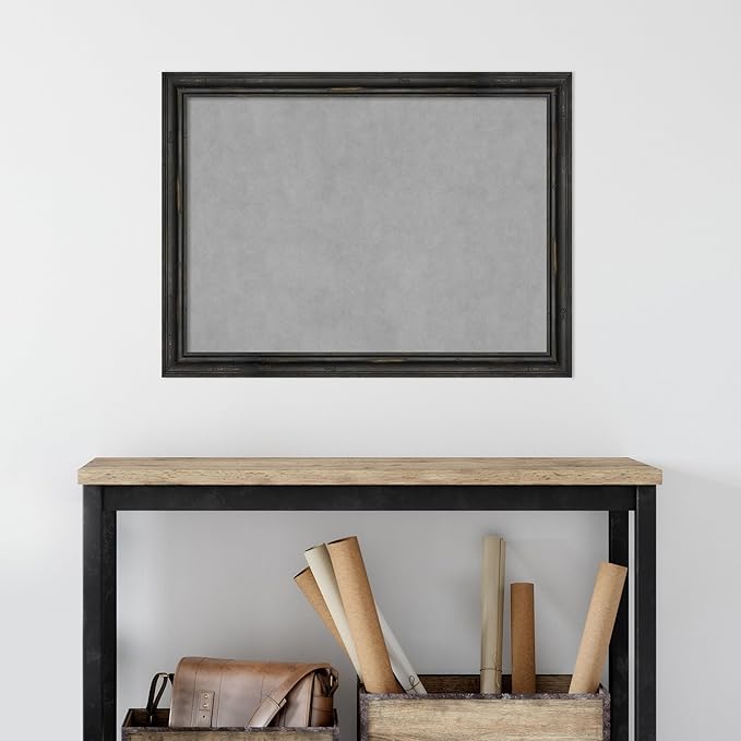 Amanti Art Black Framed Magnetic Board 23x31 Medium Vision Board - Image 6
