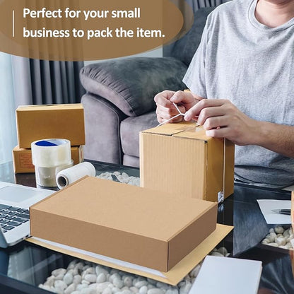 Eupako 11x8x2" Brown Shipping Boxes Corrugated Box Mailers 20 Pack Cardboard - Image 6
