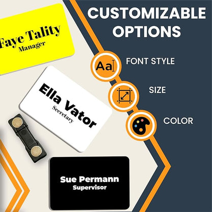 Magnet Me Up Custom Printed Magnetic Name Tag Badge - Image 4