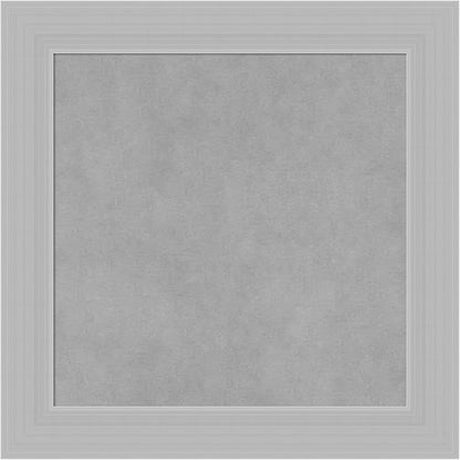 Amanti Art Silver Framed Magnetic Board 20x20 Small Vision Board by AmantiArt
