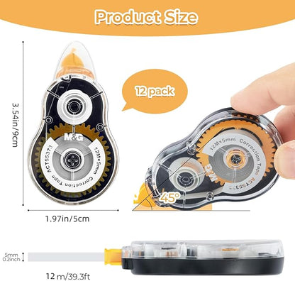 M&G 39.3 Feet Correction Tape, 12 Pack Correction Tape, Office Products - Image 2