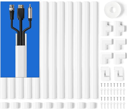 204in Wall Cable Hider, Cord Hider to Hide 2-3 Cords, TV Wire Hider by ZhiYo