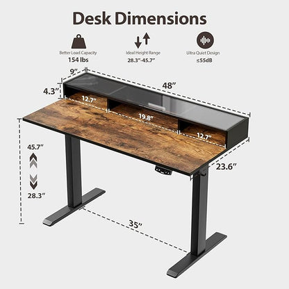 Agilestic Glass Standing Desk - Image 3
