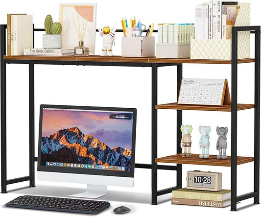 Snughome Desk Shelf, 44.9" Large Desktop Organizer Shelf, Desk Hutch by Snughome