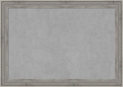 Amanti Art Grey Framed Magnetic Board 29x41 Large Vision Board by AmantiArt