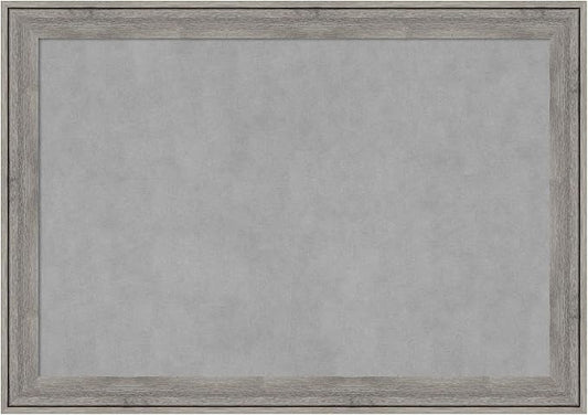 Amanti Art Grey Framed Magnetic Board 29x41 Large Vision Board by AmantiArt