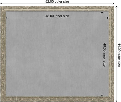 Amanti Art Silver Framed Magnetic Board 44x52 Oversize Vision Board - Image 2