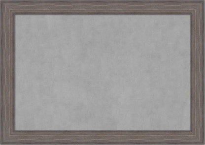 Amanti Art Grey Framed Magnetic Board 29x41 Large Vision Board by AmantiArt