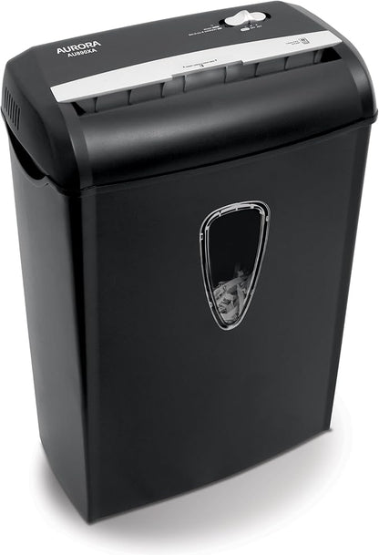 Aurora AU890XA 8-Sheet Crosscut Paper and Credit Card Shredder - Image 6