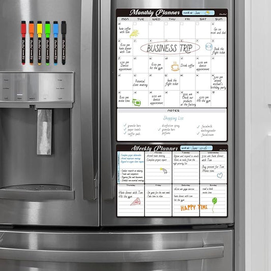 Magnetic Dry Erase Monthly Calendar Set by CleverClean