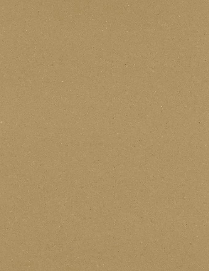 LUXPaper 8.5" x 11" Paper | Letter Size | Grocery Bag Brown | 70lb. Text | 50 by LUXPaper