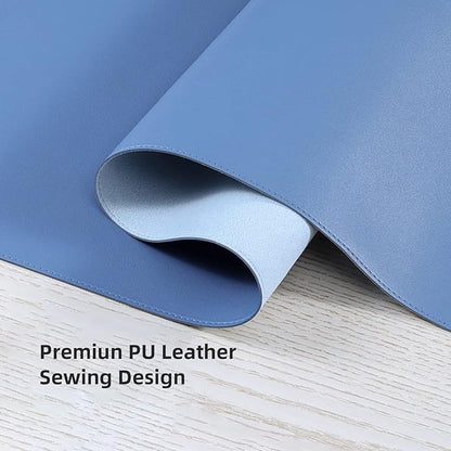 Wolaile Faux Leather Desk Pad Blotter, Water and Slip Resistant Writing Desk - Image 4