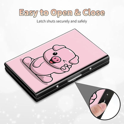 BWEGRHE Slim Credit Card Holder, Aluminum Minimalist Hard Case Pocket-Sized - Image 6