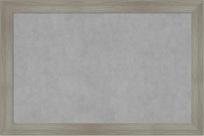 Amanti Art Grey Framed Magnetic Board 24x36 Large Vision Board by AmantiArt