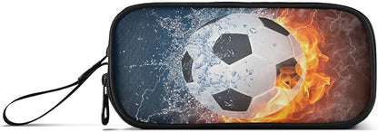 BOENLE Soccer Football Ball Pencil Case Box Boys Girls Large Pencil Pouch - Image 8
