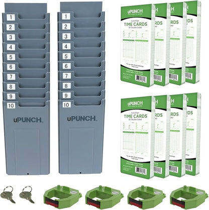 uPunch HN3540 Complete Small Business Start-Up Kit: AutoAlign Time Clock System - Image 3