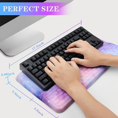 Computer Keyboard Stand with Wrist Rest, Ergonomic Tilted Keyboard Holder - Image 6