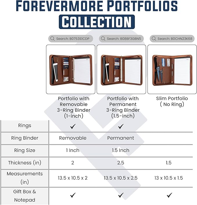 Forevermore Portfolios Padfolio Binder - Image 5